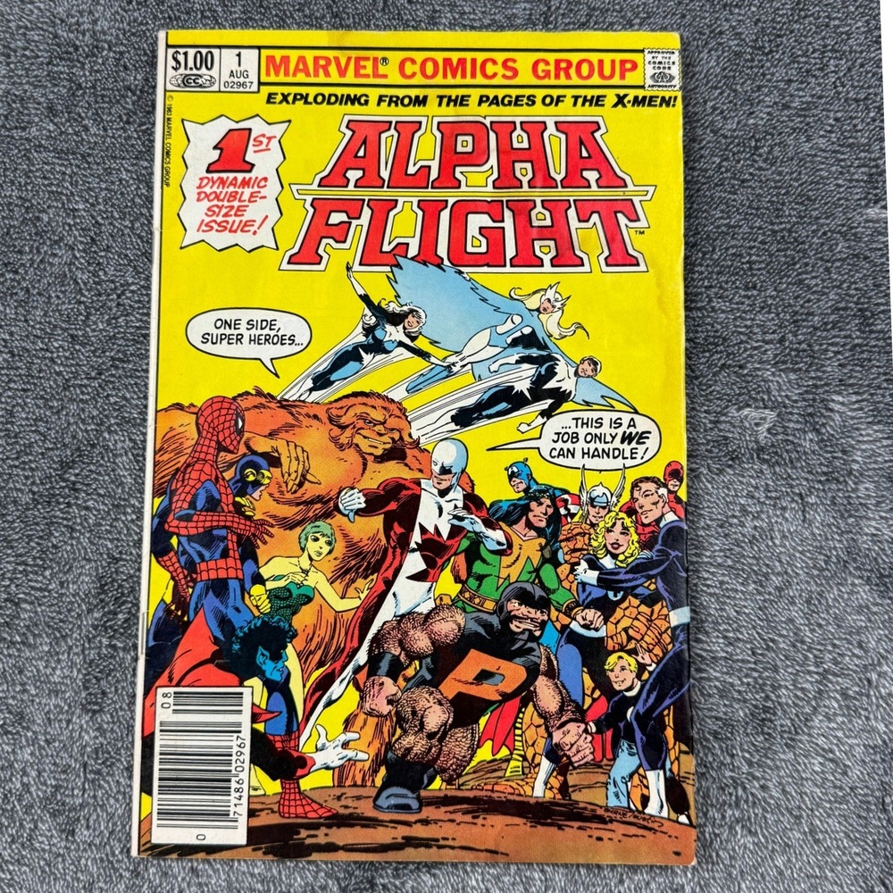Alpha Flight 1 Marvel Comics 1983 1st Issue John Byrne X-Men Spin-off Bronze Age